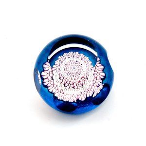 Whitefriars Caithness Paperweight, Millefiori Butterfly, Vintage Collectibles